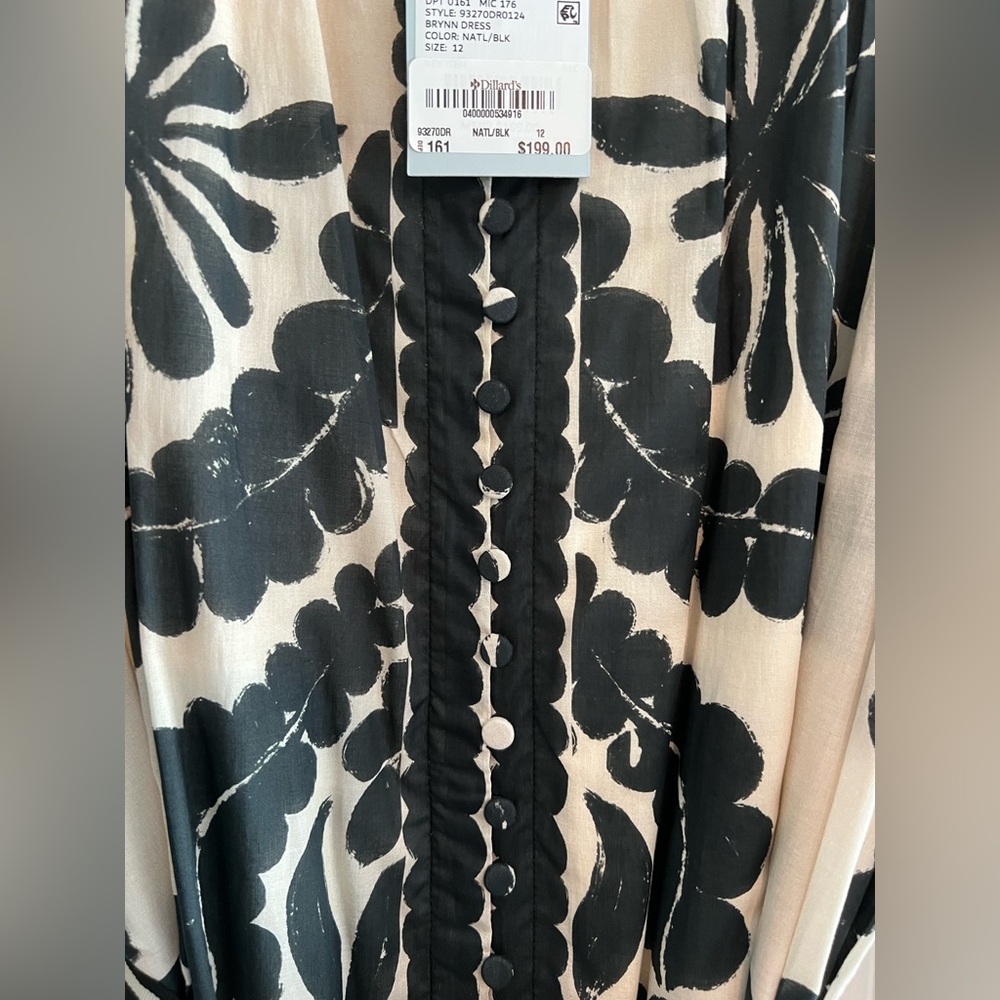 NWT ANTONIO MELANI Brynn Cotton Voile Dress - Picture 5 of 7